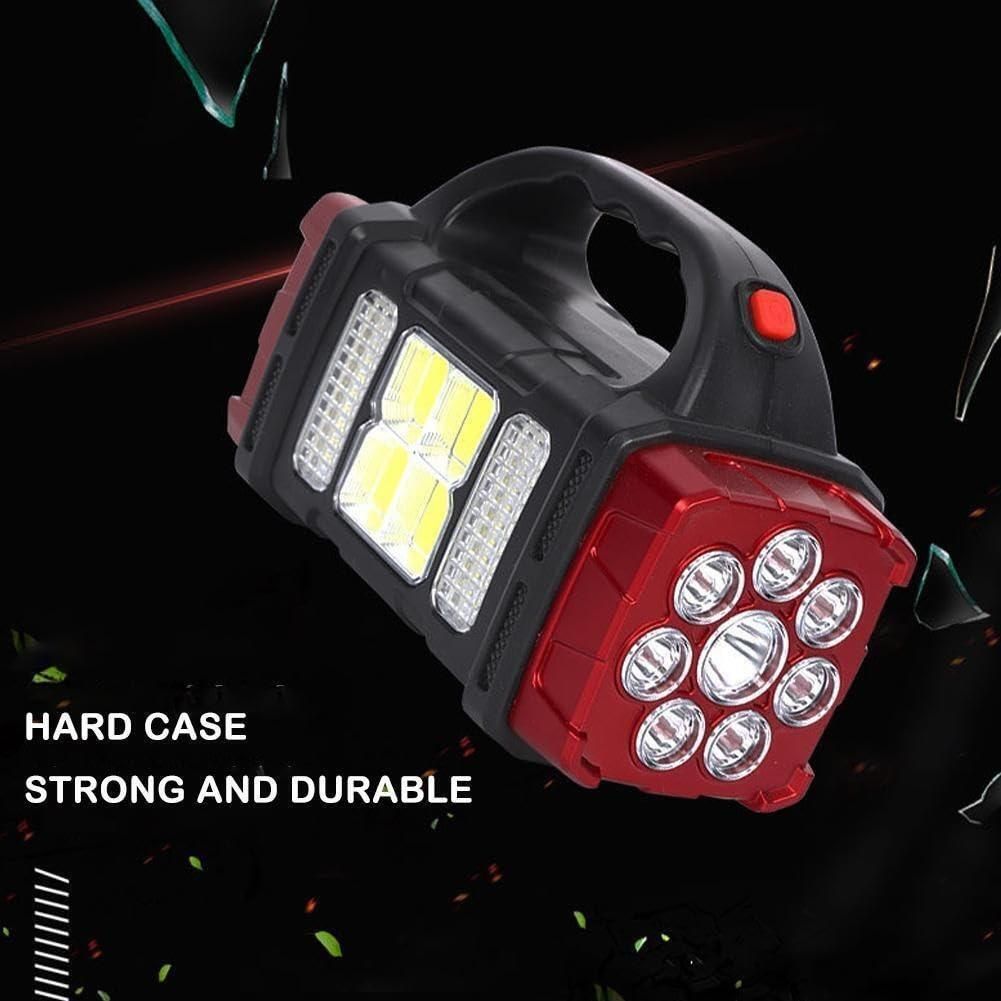 Multifunctional Solar Flashlight with USB Charging