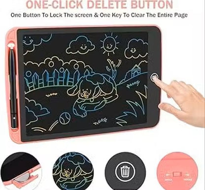 Re-Writable LCD Writing Tablet Pad (Pack of -2)