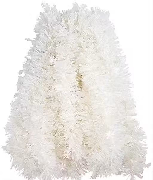Extra Thick Artificial Tinsel Garland - Pack of 4