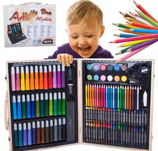 150 Pieces Art Supplies Kit for Drawing and Painting