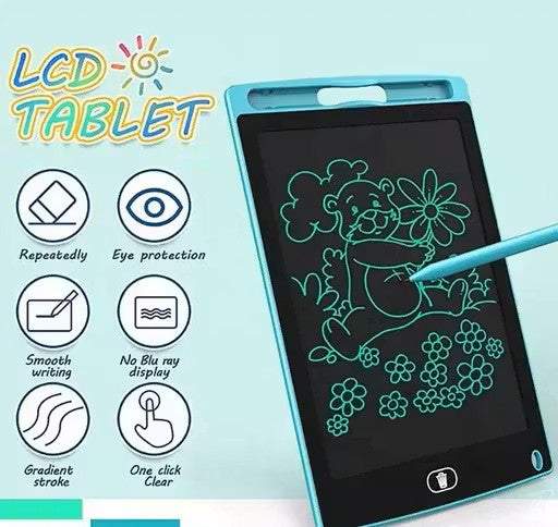 Re-Writable LCD Writing Tablet Pad (Pack of -2)